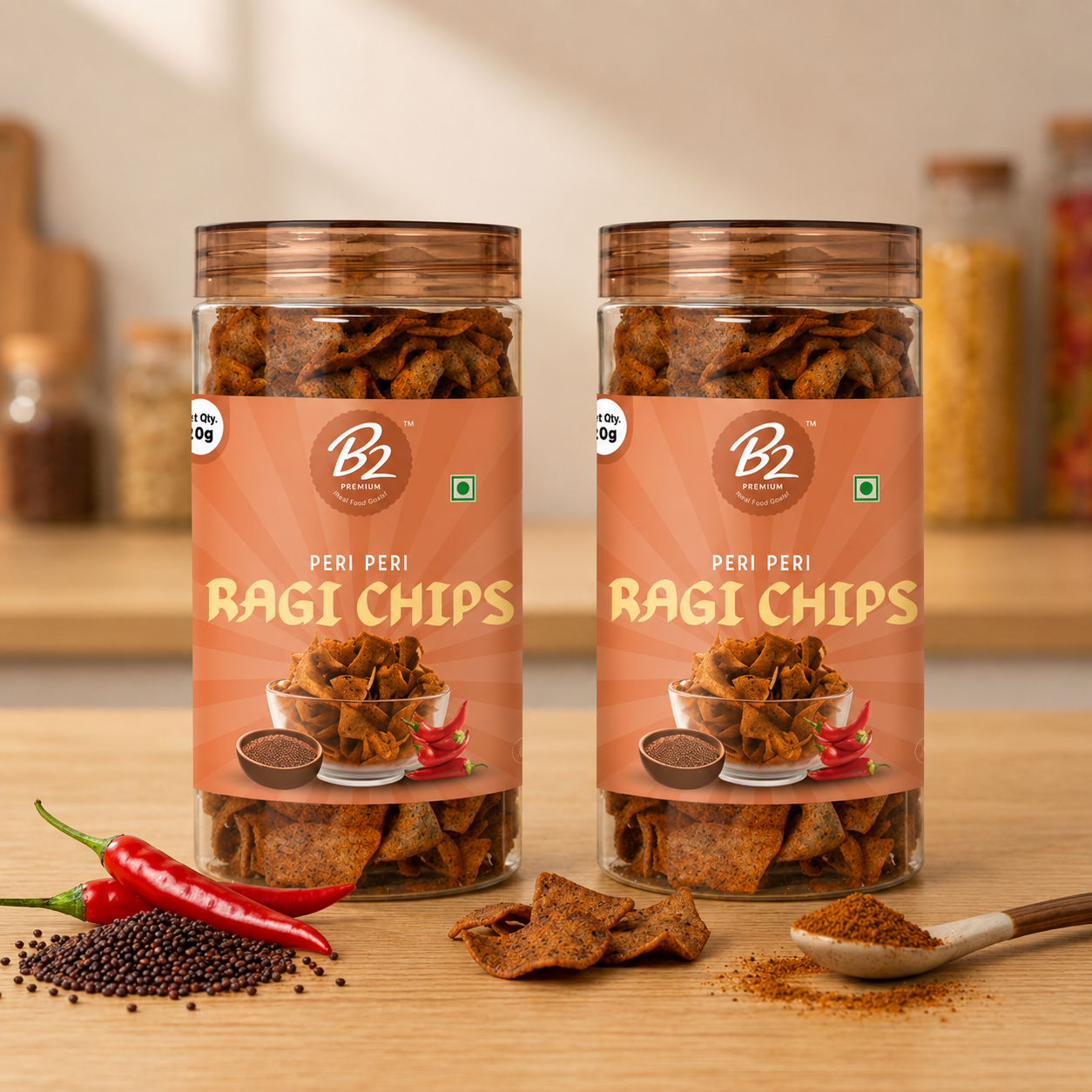 B2 Premium Healty Snack Ragi Chips